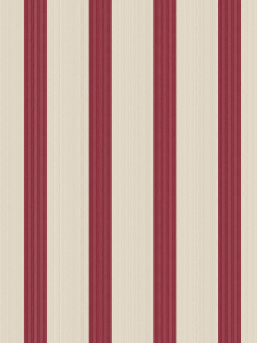 Scalamandre Tessara Stripe - Wallcovering Rouge Wallpaper Sample SCWP88619D0004