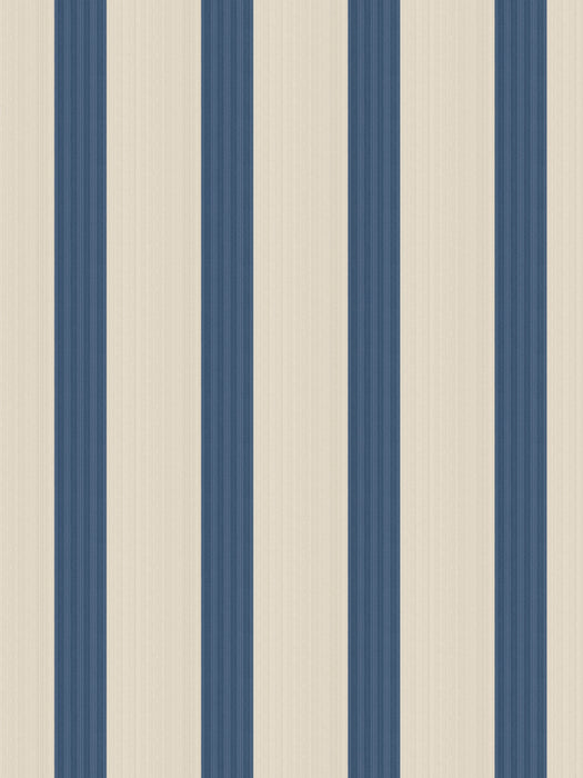 Scalamandre Tessara Stripe - Wallcovering Royal Blue Wallpaper Sample SCWP88619D0005