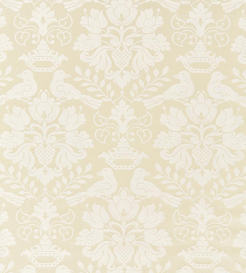 Scalamandre Love Bird Creme Fabric SC1098MM0001