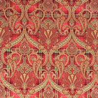 Scalamandre Highland Fling Reds & Pink Fabric SC163160001