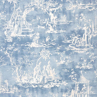 Scalamandre Summer Palace Sky Fabric SC165610001