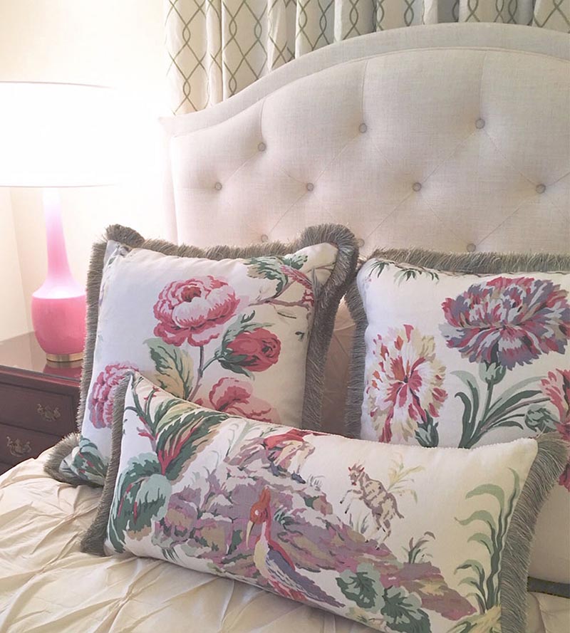 Scalamandre Somerset Linen Print Bloom Fabric SC165840001