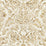 Scalamandre Mansfield Damask Print Ivory & Burnished Gold Fabric Sample SC165980001