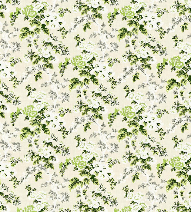 Scalamandre Ascot Linen Print Verdure Fabric SC166020001