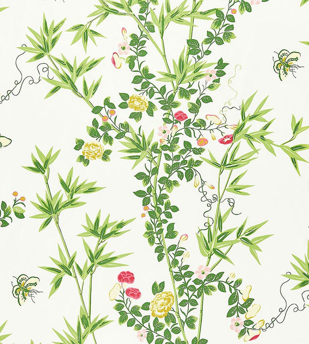 Scalamandre Jardin De Chine Spring Fabric Sample SC166080001