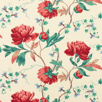 Scalamandre Isadora Print Red Multi Fabric SC166500001