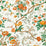 Scalamandre Persephone Print Persimmon Fabric Sample SC166510001