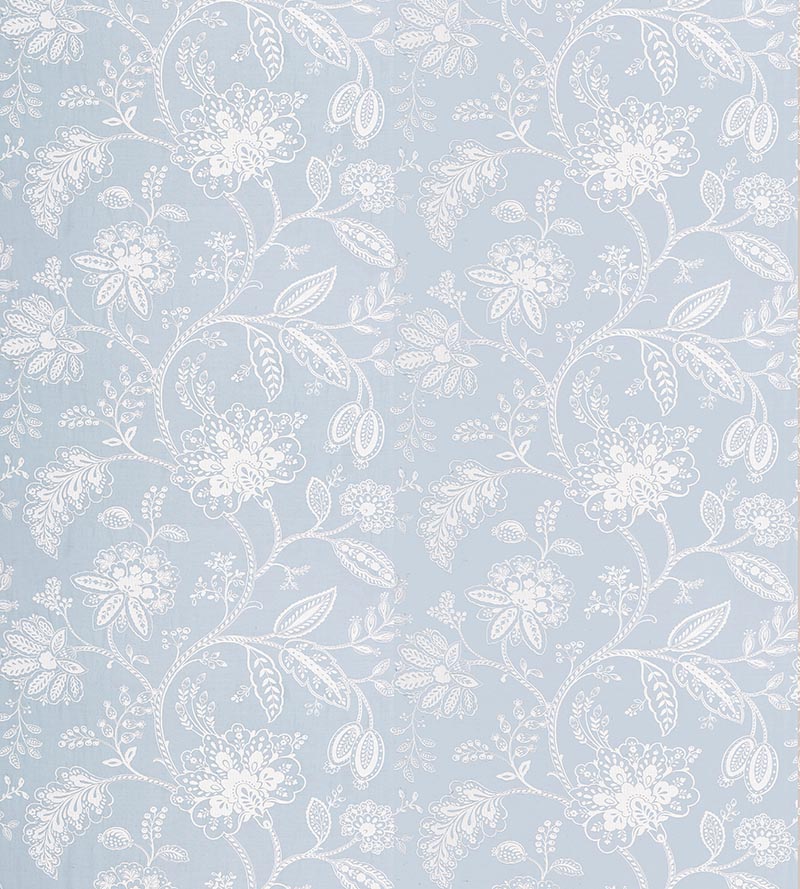 Scalamandre Kaveri Vine Sky Fabric SC270110001