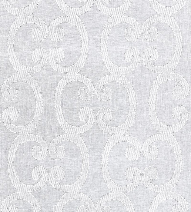 Scalamandre Ornamento Sheer Snow Fabric Sample SC270400001