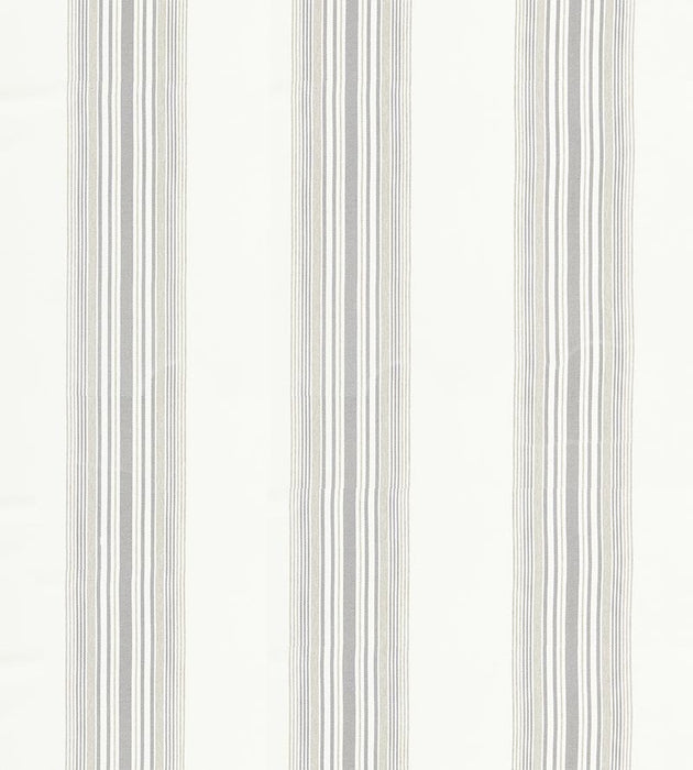 Scalamandre Nautical Stripe White Sand Fabric Sample SC270690001