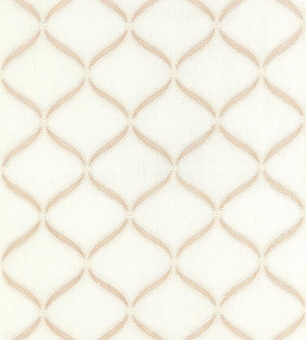 Scalamandre Rondure Embroidery Bisque Fabric Sample SC270740001