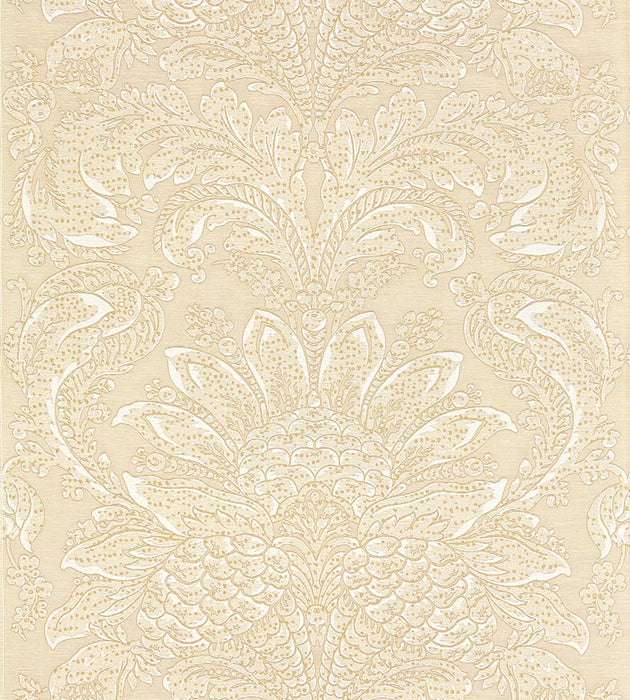 Scalamandre Carlotta Damask Bisque Fabric Sample SC270810001