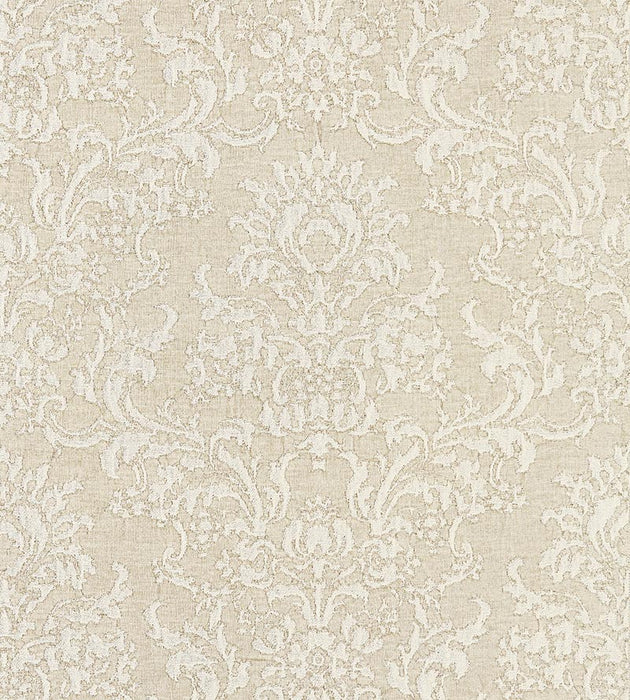 Scalamandre San Luca Damask Alabaster Fabric Sample SC270940001