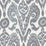 Scalamandre Bukhara Silk Ikat Indigo Fabric SC270970001