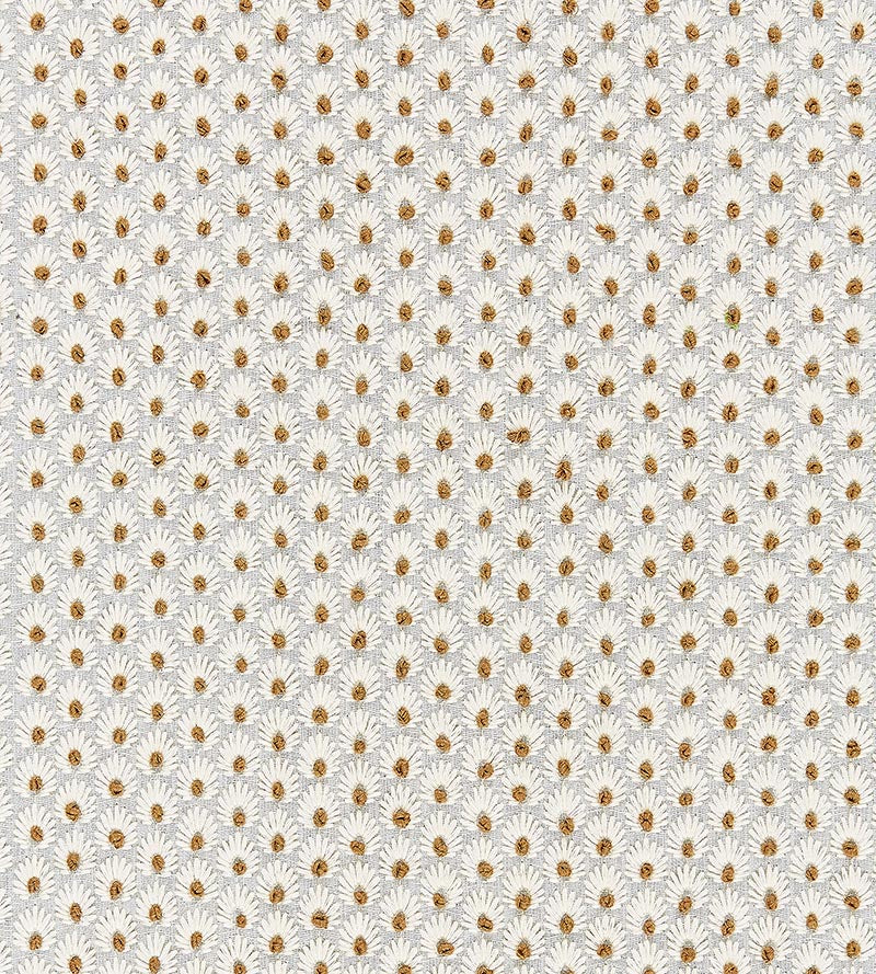 Scalamandre Fleur Embroidery Mineral Fabric Sample SC271230001