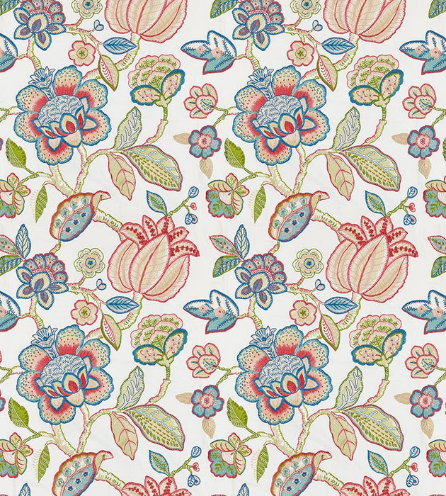 Scalamandre Coromandel Embroidery Bloom Fabric SC271260001