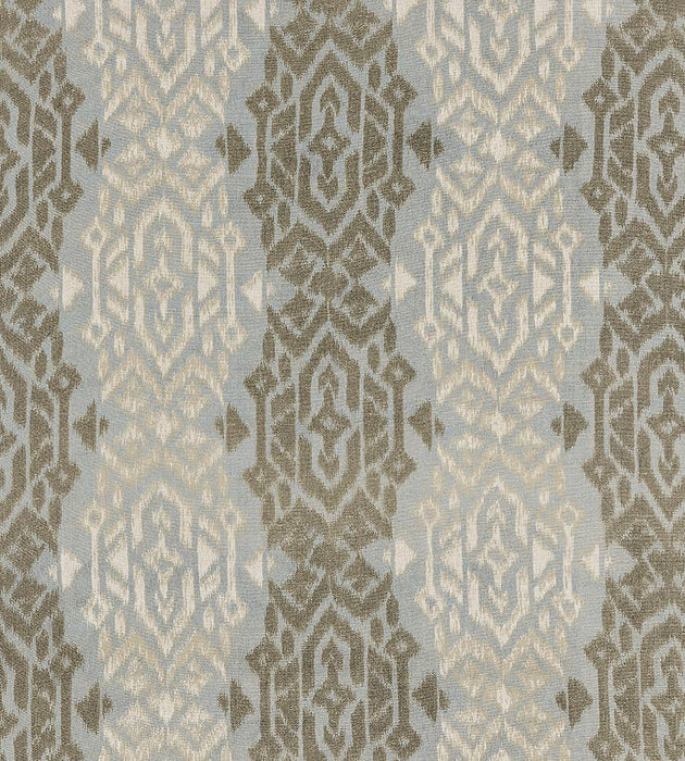 Scalamandre Sumatra Ikat Weave Bluestone Fabric Sample SC271670001