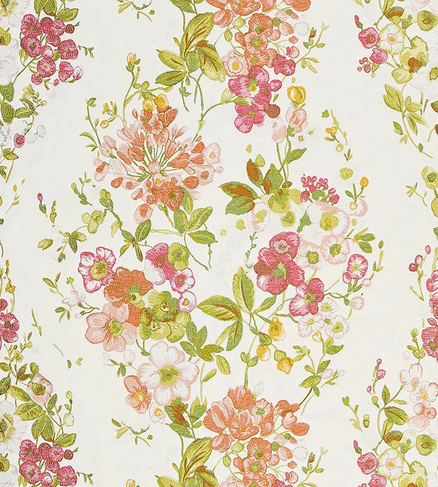 Scalamandre Antonella Lampas Blossom Fabric Sample SC272240001