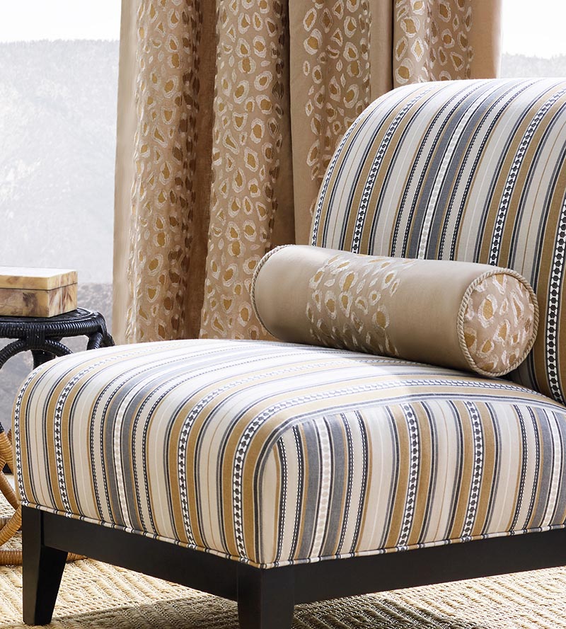 Scalamandre Nile Stripe Desert Fabric Sample SC272530001