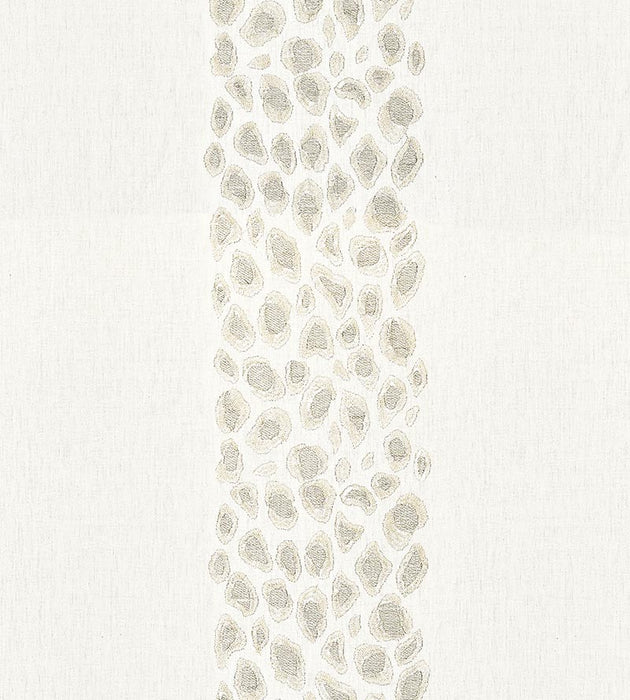 Scalamandre Catwalk Embroidery Pearl Fabric Sample SC272550001