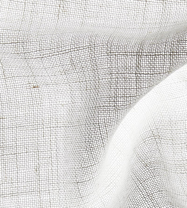 Scalamandre Snowflake Sheer White Fabric SC272930001