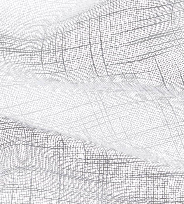 Scalamandre Snowcap Sheer White Fabric Sample SC272950001