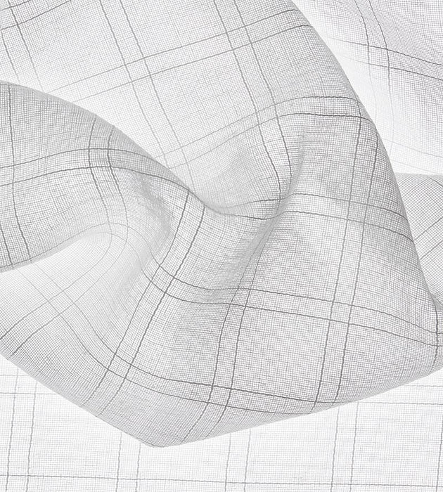 Scalamandre Milky Way Sheer White Fabric Sample SC273080001