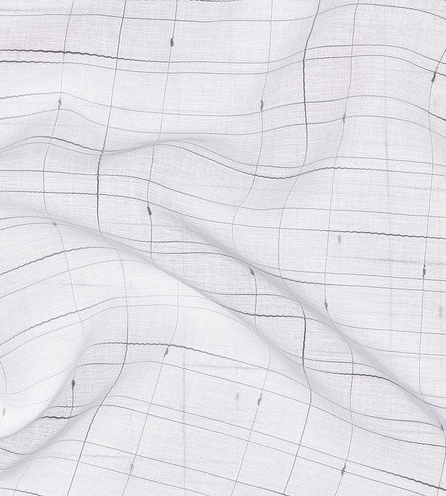 Scalamandre Zodiac Sheer White Fabric Sample SC273090001