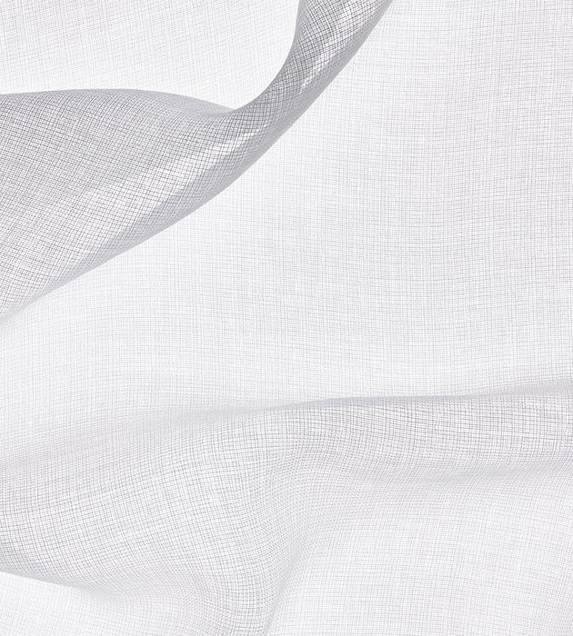 Scalamandre Airy Sheer White Fabric Sample SC273110001