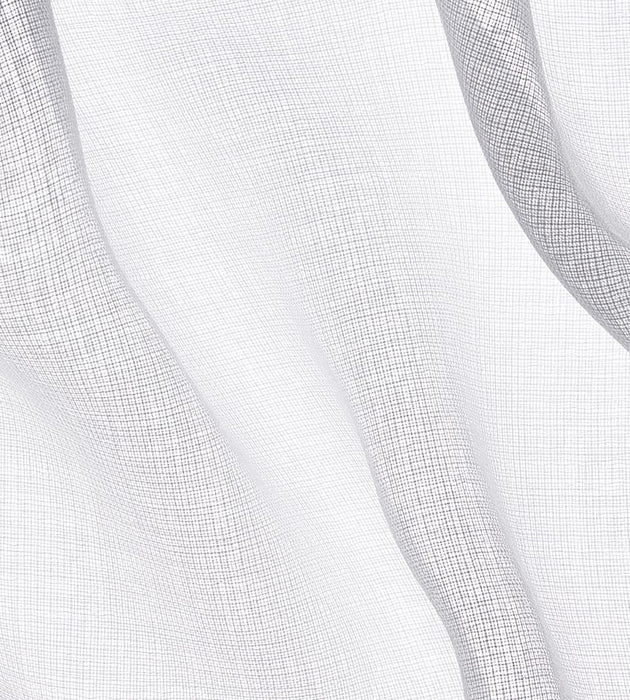 Scalamandre Airy Sheer White Fabric Sample SC273110001