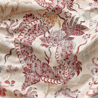 Scalamandre Dragon Tableau Winter Rose Fabric SC273270001