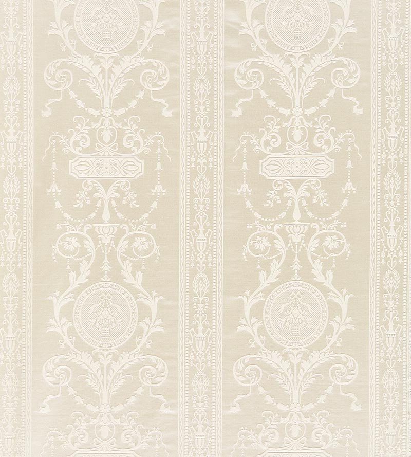 Scalamandre Hepplewhite Ivory Fabric SC516MM0001
