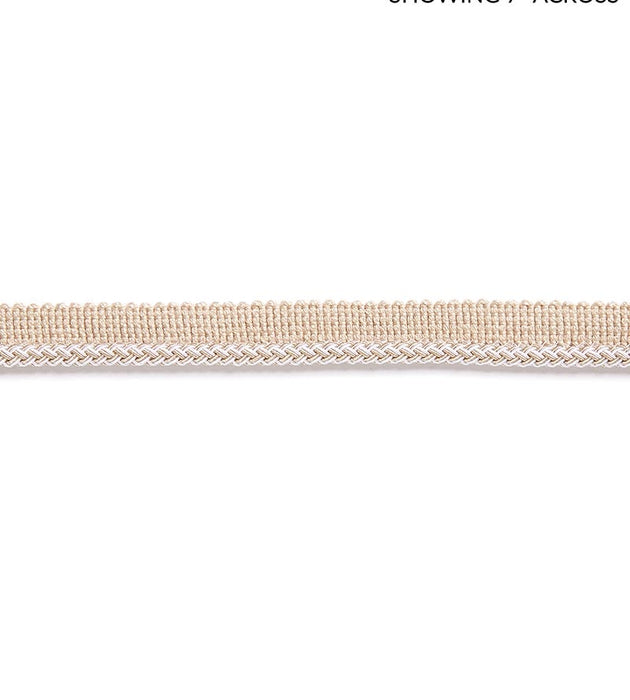 Scalamandre Georgica Braided Cord Linen Trim Sample SCC3030001