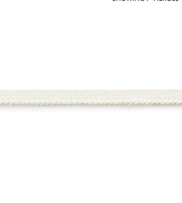 Scalamandre Liam Linen Cord Blanc Trim Sample SCC3090001