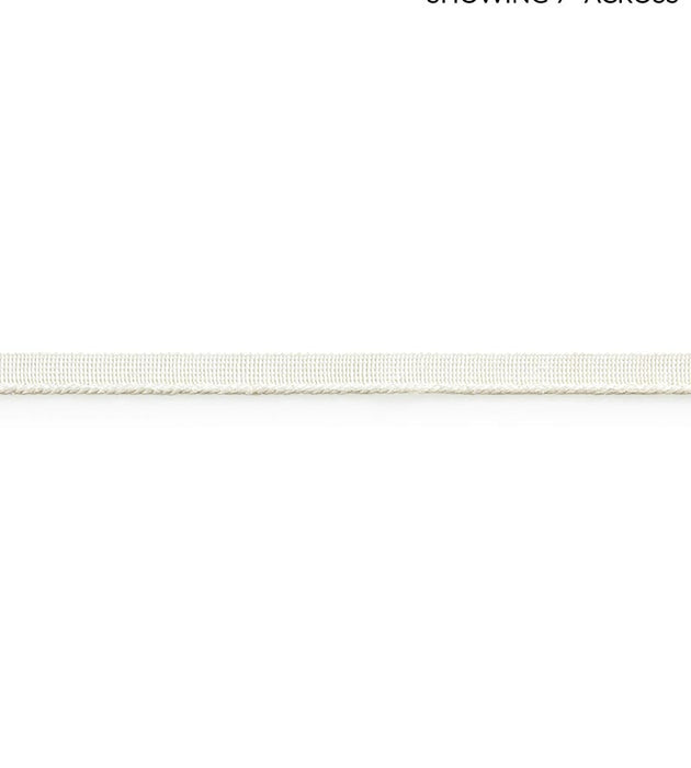 Scalamandre Sanna Linen Cord Blanc Trim Sample SCC3110001