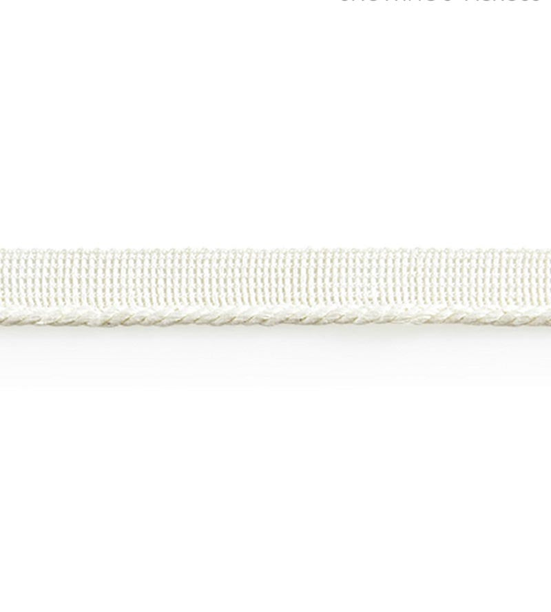 Scalamandre Sanna Linen Cord Blanc Trim Sample SCC3110001