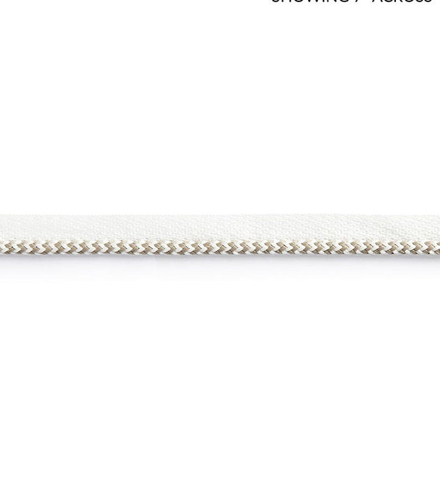 Scalamandre Zig Zag Cord Linen Trim Sample SCC3130001