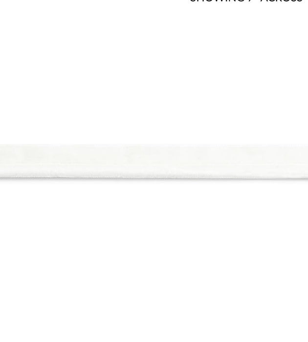 Scalamandre Velvet Rope Cord Snow Trim Sample SCC3160001