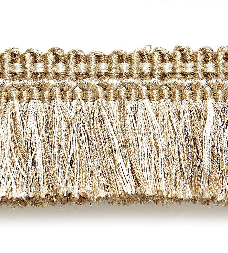 Scalamandre Shimmer Brush Fringe Champagne Trim SCFC14950001