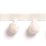 Scalamandre Osborne Pom Pom Fringe Ivory Trim Sample SCFX15000001