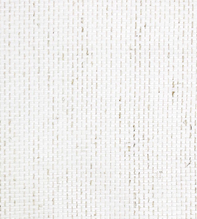 Scalamandre Basket Weave G1190 White Wallpaper Sample SCG11900001