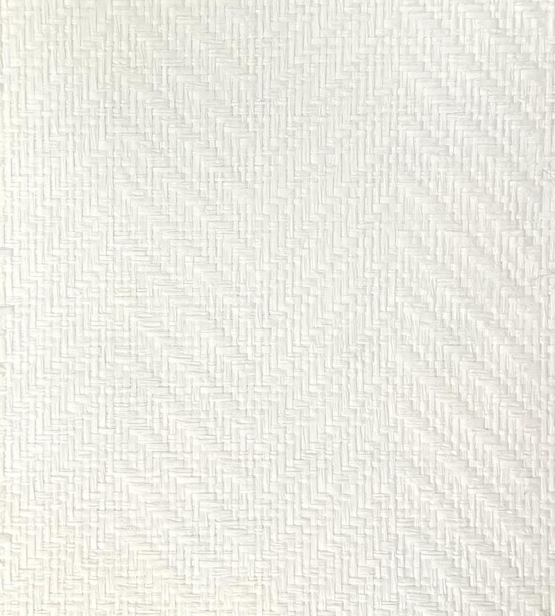 Scalamandre Basket Weave G1192 White Wallpaper SCG11920001