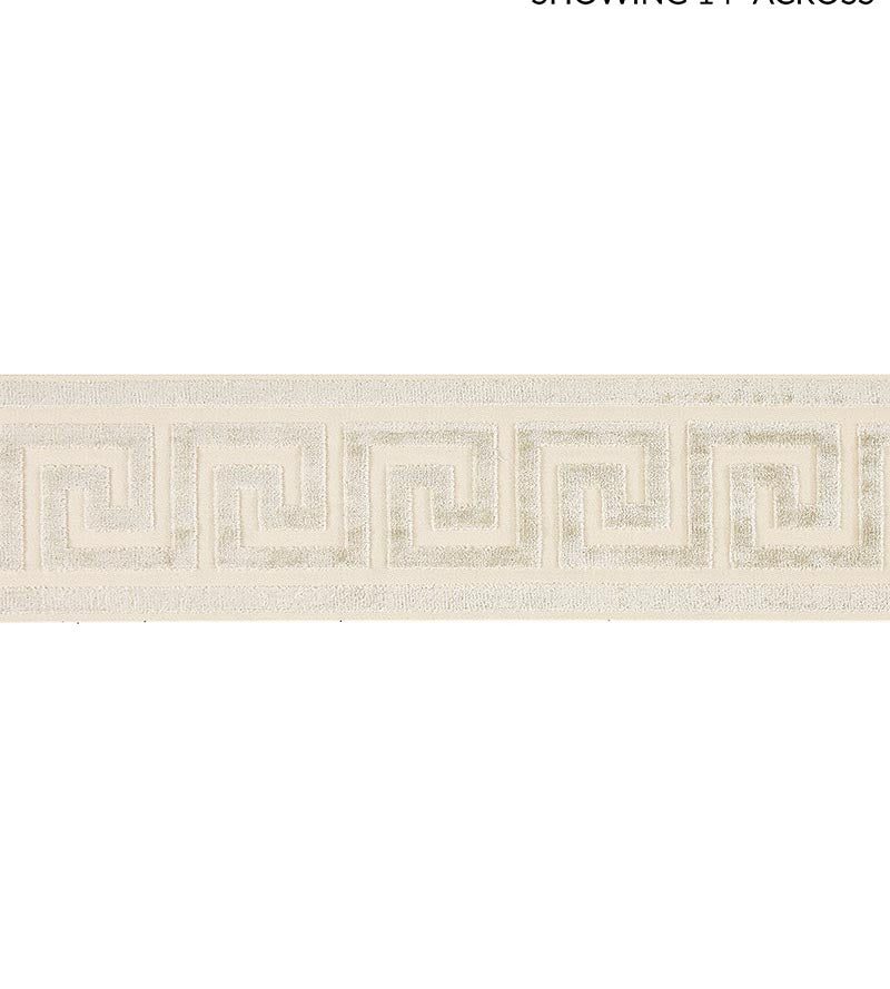 Scalamandre Greek Key Velvet Tape Mist Trim SCT32790001