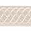 Scalamandre Helix Embroidered Tape Linen Trim Sample SCT32840001