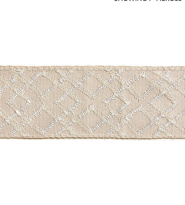 Scalamandre Lattice Tape Linen Trim Sample SCT32950001