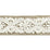Scalamandre Linnea Embroidered Tape Flax Trim Sample SCT32980001