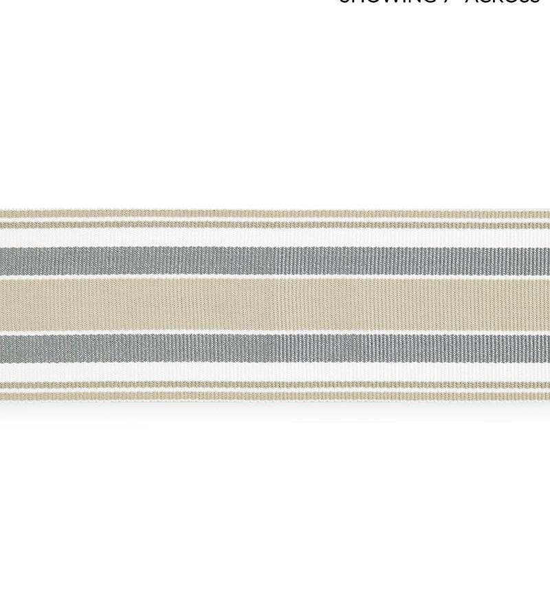Scalamandre Marina Stripe Tape Pebble Trim SCT33110001