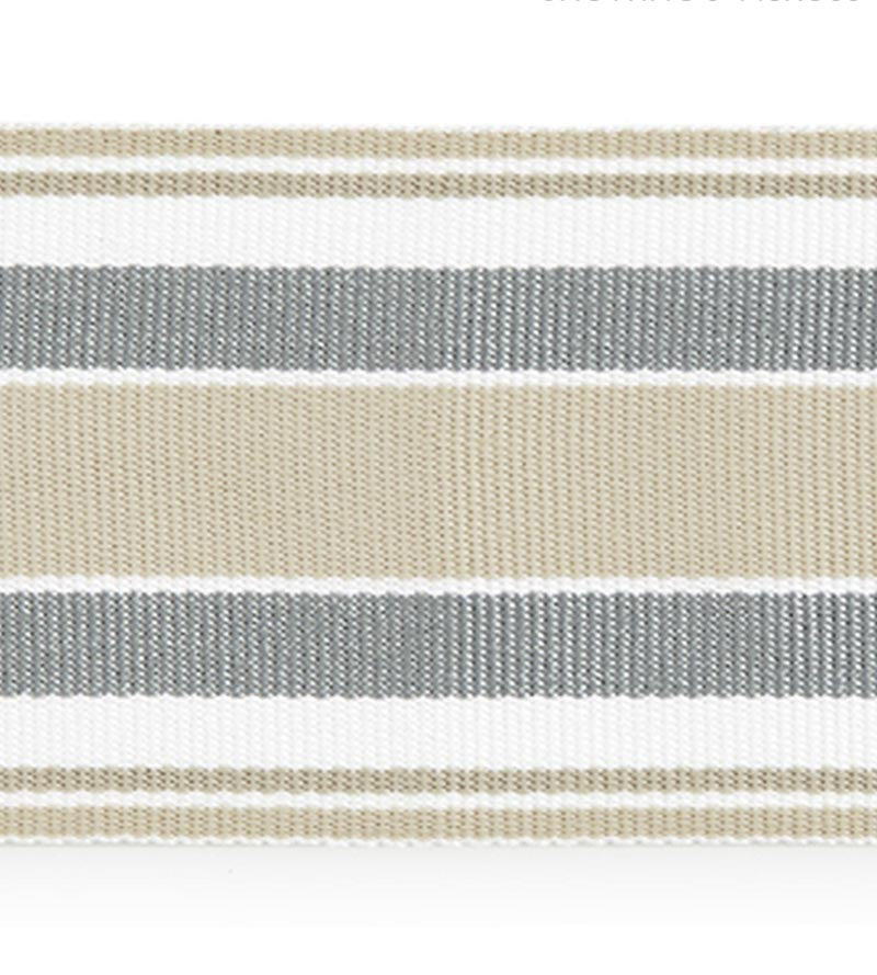 Scalamandre Marina Stripe Tape Pebble Trim SCT33110001