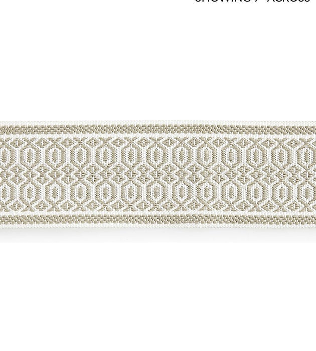 Scalamandre Tulum Diamond Tape Linen Trim Sample SCT33120001