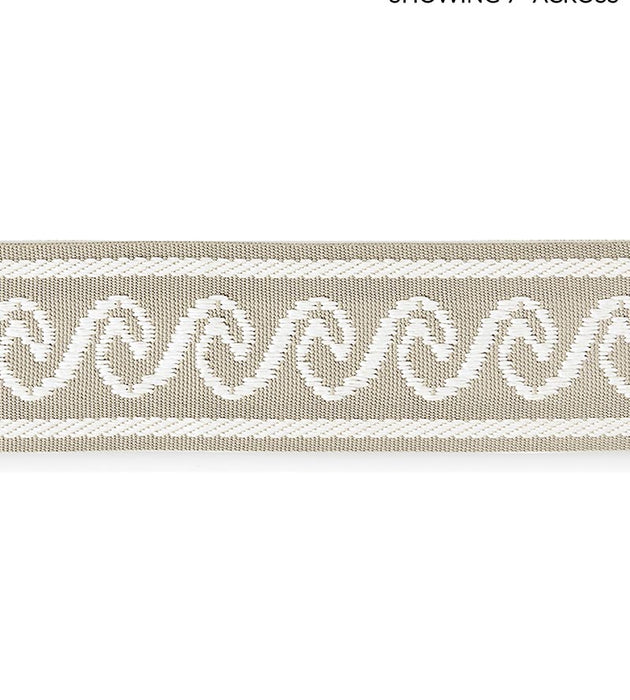 Scalamandre Wave Tape Linen Trim Sample SCT33130001